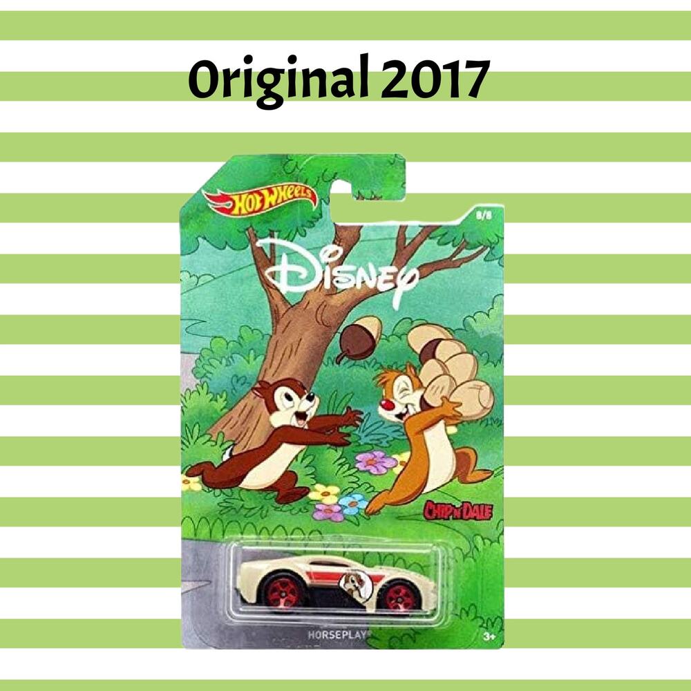 Original 2017 Hot Wheels Disney Chip N' Dale "Horseplay" Car